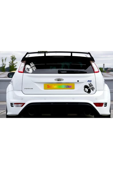 SEÇ Hoparlör Bass Oto Sticker  Çok Amaçlı Sticker ürün görseli 1