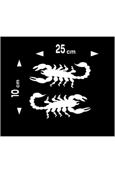 SEÇ Yengeç Sticker Çok Amaçlı Sticker - Resim 2