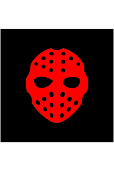 SEÇ Korkunç Korku  Maske Sticker Çok Amaçlı Sticker ürün görseli 1