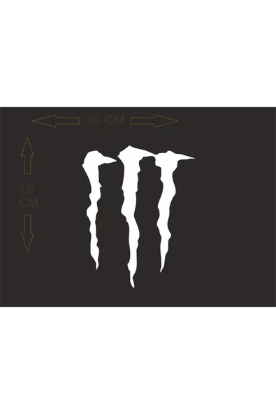SEÇ Monster Sticker Çok Amaçlı Etiket Sticker ürün görseli 1
