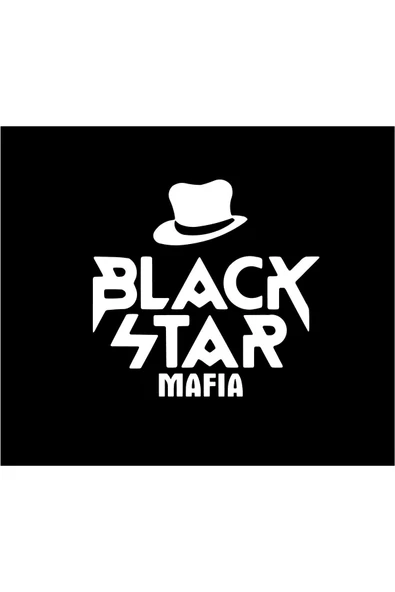SEÇ BLACK STAR MAFIA (16X15CM) Araç Laptop Çok Amaçlı Sticker ürün görseli 1