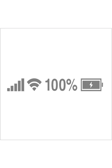SEÇ Batarya Wifi Pil Gösterge Sticker Oto Sticker ürün görseli 1
