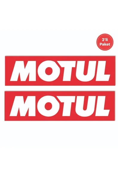 Motul 2'li Sticker 8cm X 2.2 Cm ürün görseli 1