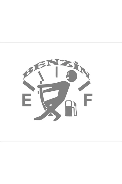 SEÇ Depo Kapağı Benzin Sticker Çok Amaçlı Etiket ürün görseli 1
