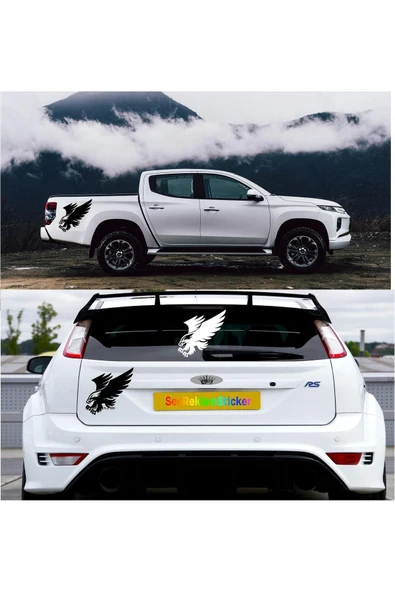 SEÇ Kartal Avcı Kartal Sticker - Resim 2