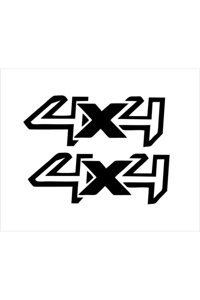 SEÇ 4X4 Sticker Oto Araba Sticker ürün görseli 1