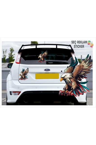 SEÇ Kartal Sticker Çok Amaçlı Sticker Etiket ürün görseli 1