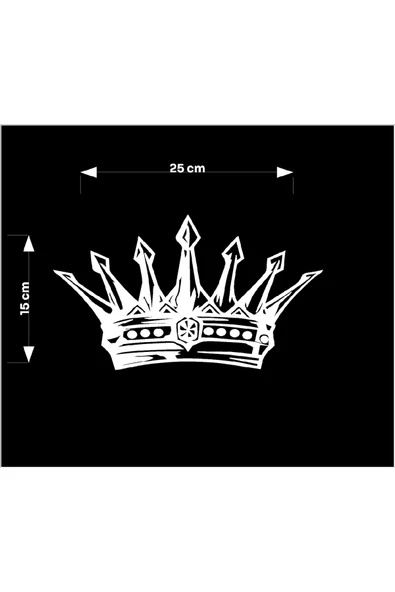 SEÇ The King Taç Sticker - Resim 2