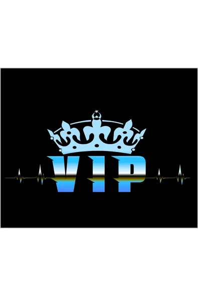 SEÇ VIP Taç Ritimli Araç One Sticker Çok Amaçlı Sticker Etiket ürün görseli 1