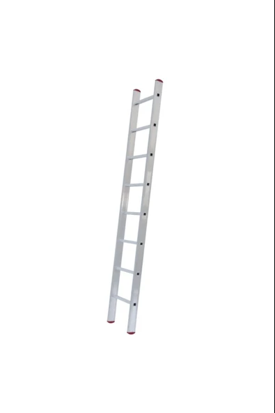 Asvera Endüstriyel 3 Metre Tek Parça Alüminyum Merdiven - 1.4 mm Profesyonel Sabit Merdiven ürün görseli 1