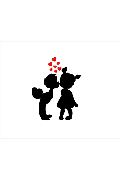SEÇ Öpüşen Çocuklar Sticker Oto Araba Sticker ürün görseli 1
