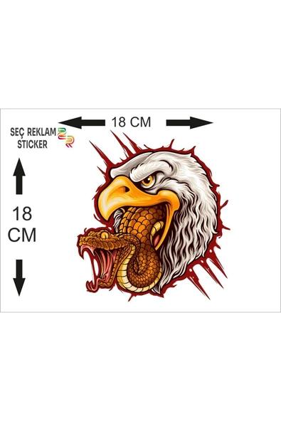 SEÇ KARTAL STİCKER ÇOK AMAÇLI STİCKER - Resim 2