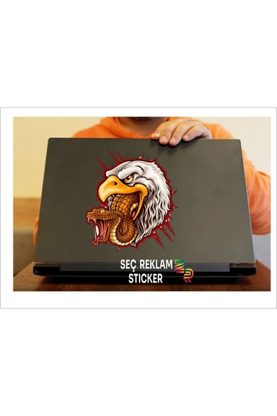 SEÇ KARTAL STİCKER ÇOK AMAÇLI STİCKER - Resim 4