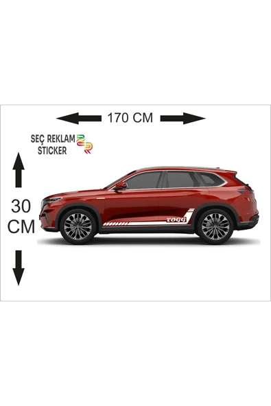 SEÇ ARAÇ KAPI ALTI KUSAK STİCKER - Resim 2