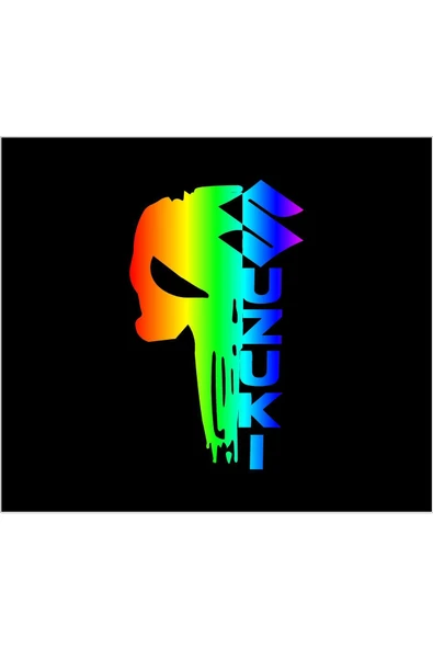 SEÇ Suzuki Punisher Sticker  Çok Amaçlı Sticker ürün görseli 1