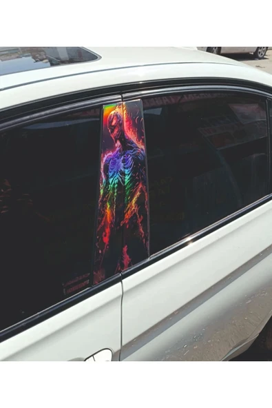 SEÇ GTA Andres Kapı Direği Sticker Araç Sticker - Resim 3