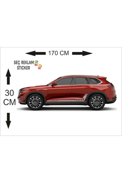 SEÇ ARAÇ KAPI ALTI KUSAK STİCKER - Resim 3