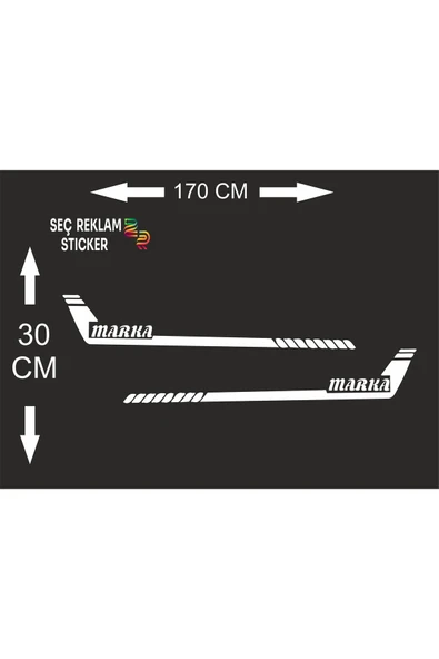 SEÇ ARAÇ KAPI ALTI KUSAK STİCKER - Resim 3