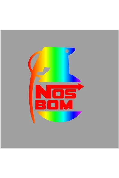 SEÇ Nos Bomba Sticker Çok Amaçlı Sticker ürün görseli 1