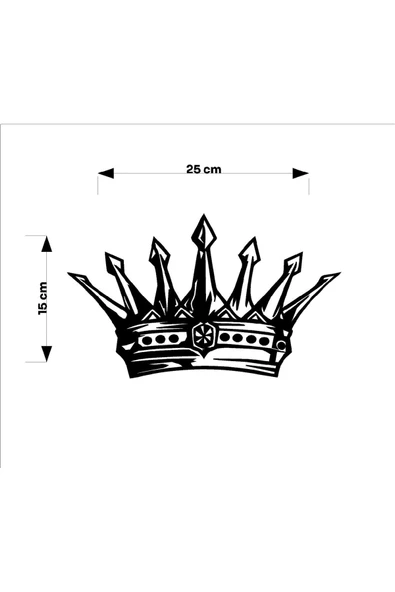 SEÇ The King Taç Sticker - Resim 2