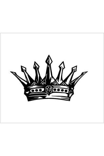 SEÇ The King Taç Sticker ürün görseli 1