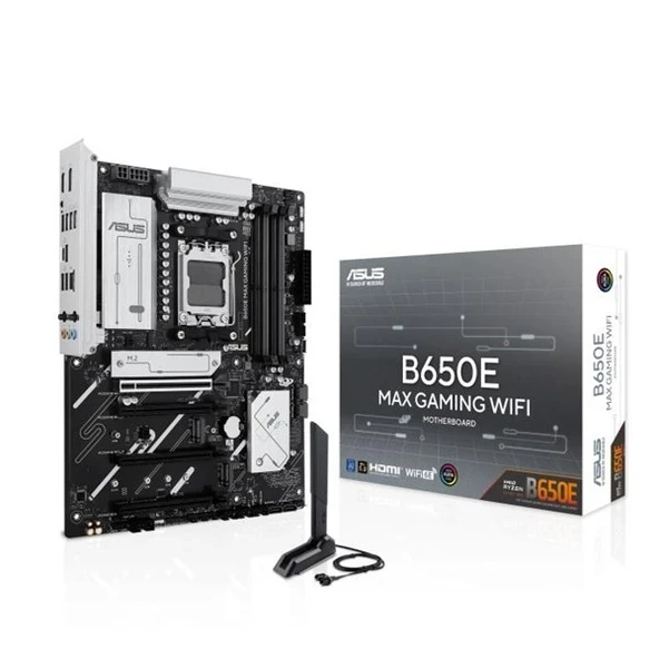 Asus B650E Max Gaming Wi-Fi AMD AM5 DDR5 ATX Anakart ürün görseli 1