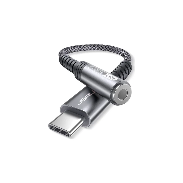 Jsaux Usb-C Type-C To 3,5 mm Kulaklık Jack Hifi Adaptörü USB C - Aux Ses Dönüştürücü Kulaklık Aparatı Kablosu Samsung Galaxy S23 S23+ S23 Ultra S22 S21 S20 Plus/ultra, iPad Pro, MacBook Uyumlu CM0011 ürün görseli 1