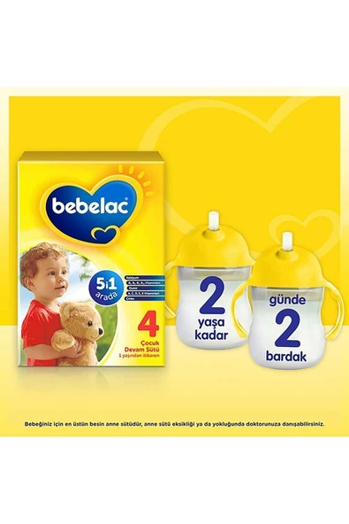 Bebelac 4 Çocuk Devam Sütü 800 gr - Resim 5