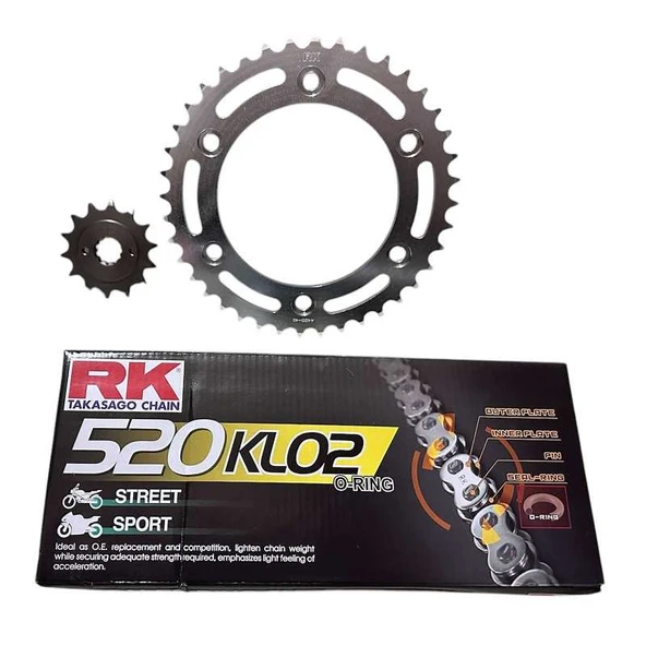 (crf-160) Honda CRF 250 L RK Zincir Dişli Seti 2013-2018 ürün görseli 1