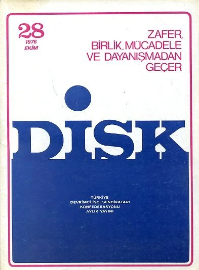 DİSK Dergisi 29 30 Kasım Aralık 1976 ürün görseli 1