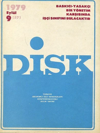 DİSK Dergisi 57 Eylül 1979 ürün görseli 1