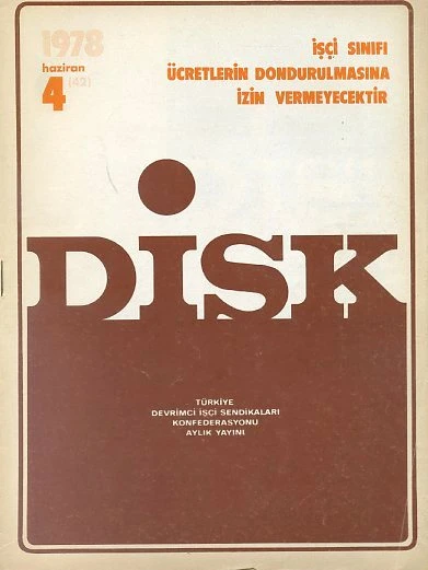 DİSK Dergisi 42 Haziran 1978 ürün görseli 1