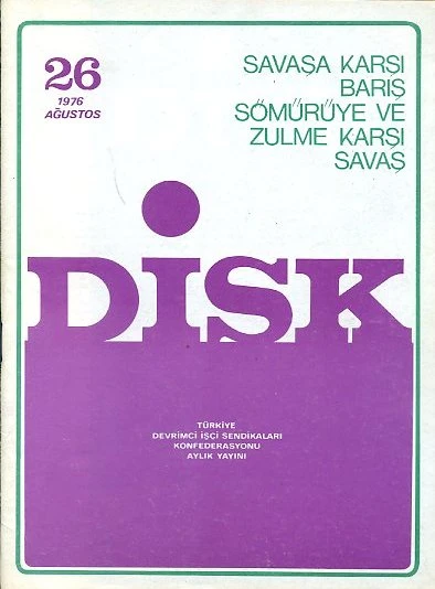 DİSK Dergisi 26 Ağustos 1976 ürün görseli 1