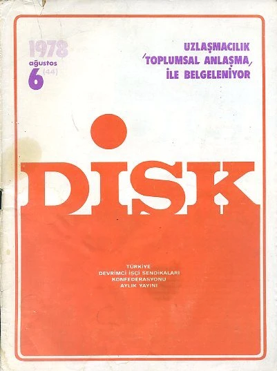 DİSK Dergisi 44 Ağustos 1978 ürün görseli 1