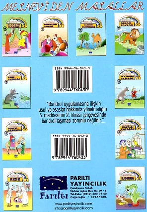 Mesnevi'den Masallar 10 Kitap Takım ürün görseli 1