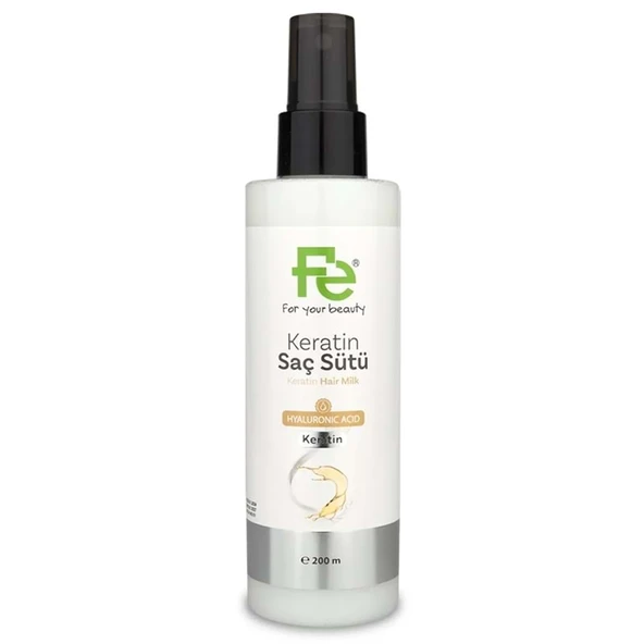 Fe Keratin Saç Sütü 200ML (5 Li Set) - Resim 2