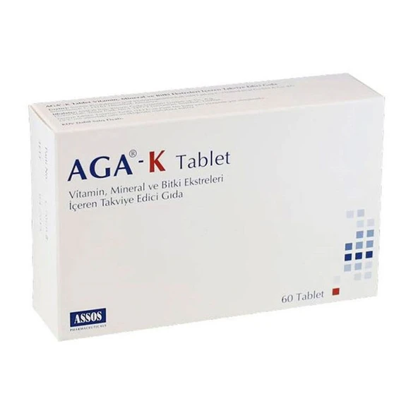 AGA-K Takviye Edici Gıda 60 Tablet ürün görseli 1