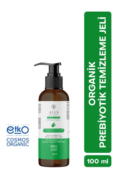 Alls Biocosmetics Organik Prebiyotik Temizleme Jeli 100 ml ürün görseli 1