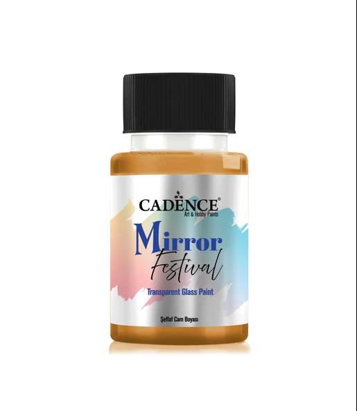 MIRROR FESTİVAL CAM BOYASI MF-03 ALTIN 50ML ürün görseli 1