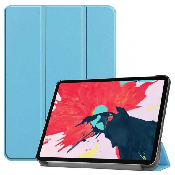 Apple iPad Pro 12.9 2020 Smart Cover Standlı 1-1 Tablet Kılıf ürün görseli 1