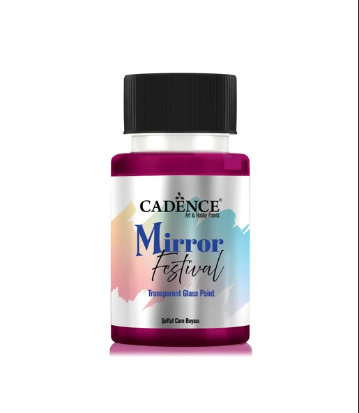 MIRROR FESTİVAL CAM BOYASI MF-07 FUŞYA 50ML ürün görseli 1