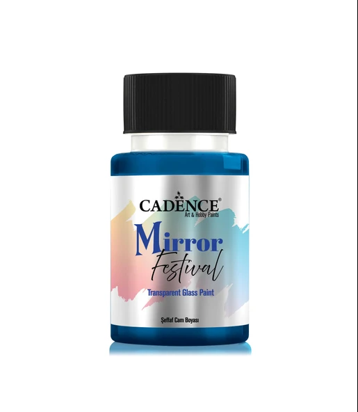 MIRROR FESTİVAL CAM BOYASI MF-06 MAVİ 50ML ürün görseli 1