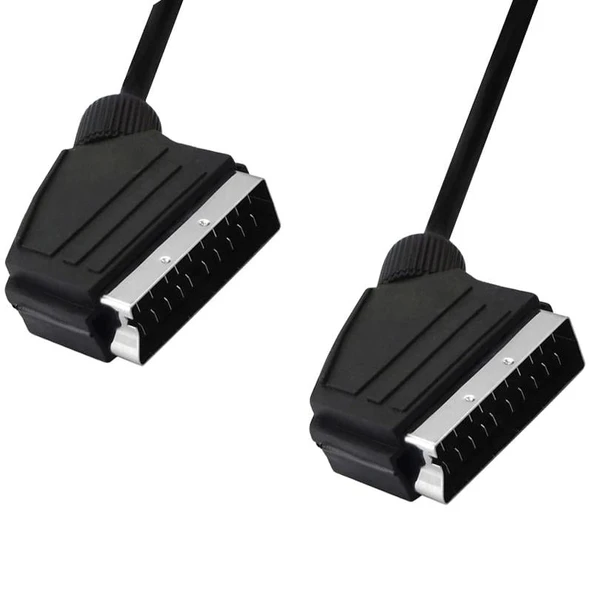 Ayt Scart Scart 1.2 Metre Digiturk Eski Tüplü Tv Televizyon Uydu Kablosu Kablo ürün görseli 1