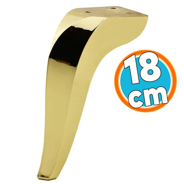 Mobilya Kanepe Tv Ünitesi Koltuk Ayağı 18 Cm Gold Altın Konsol Ayakları ürün görseli 1