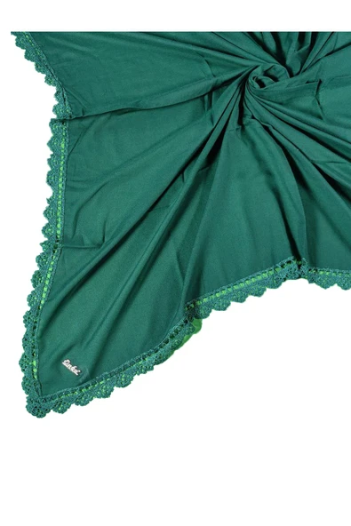 Enba Pamuklu İğne Oyalı Namaz ve Mevlüt Örtüsü 110x110 cm ürün görseli 1