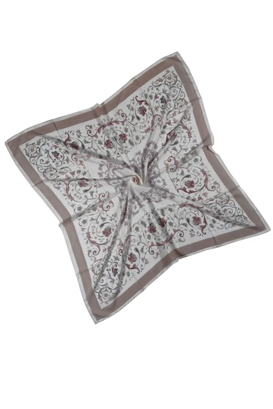 Mısırlı Eşarpları Etnik Desenli Şifon Eşarp - Resim 3