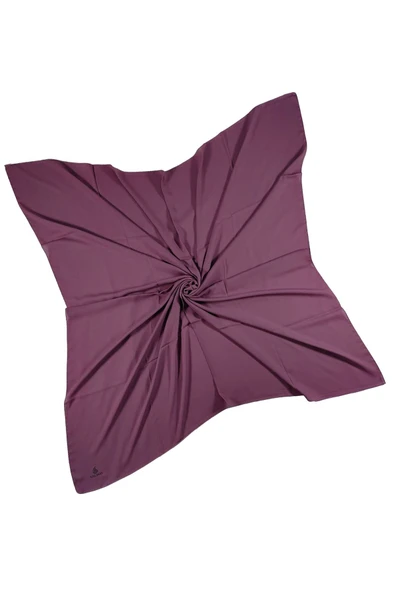 Mısırlı Eşarpları Queen Krep Düz Renk Eşarp 110x110 Cm ürün görseli 1
