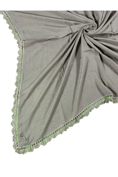Enba Pamuklu İğne Oyalı Namaz ve Mevlüt Örtüsü 110x110 cm ürün görseli 1