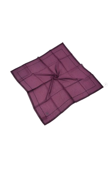 Mısırlı Eşarpları Monogram Silky Kadın Eşarp ürün görseli 1
