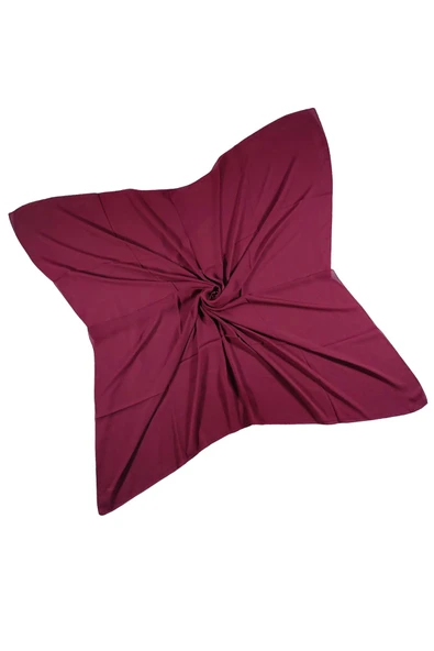 Mısırlı Eşarpları Queen Krep Düz Renk Eşarp 110x110 Cm ürün görseli 1